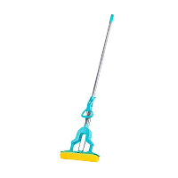 Швабра для пола Рыжий кот MopP-07S "Бабочка" 120см с отжимом с насадкой ПВА (1/20)