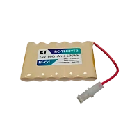 Аккумулятор ET RC-7208VTB BL1 белый большой, 7.2V, 800mAh, Ni-Cd, в ряд (1/75)