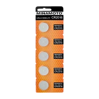 Батарейка Minamoto CR2016 BL5 Lithium 3V (5/100/5000)