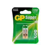 Батарейка GP Super AAAA/25A/LR61/LR8D425 BL2 Alkaline 1.5V (2/20/160)