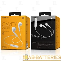 Наушники вставные Borofone BE22 bluetooth 4.2 с микр. белый (1/22/88)