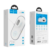 Беспроводное З/У HOCO CW21 2.0A 10W Apple Watch+Airpods белый (1/44)