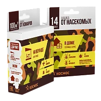 Дымовая шашка Космос от насекомых мини 100м2 30г (1/100)