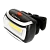 Фонарь налобный Ultraflash LED5380 3W COB от батареек IPX4 черный (1/50)