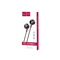 Наушники вставные HOCO M57 с микр. черный (1/21/210)