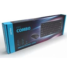 Набор клавиатура+мышь беспроводной Perfeo mini COMBO черный (1/20)
