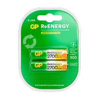 Аккумулятор бытовой GP HR6 AA BL2 NI-MH 2700mAh в пластиковой упаковке клемшел (2/20/200)