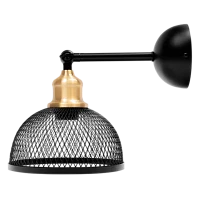 Светильник настенный Camelion WML-575 Альви 60W E27 черный (1/12)