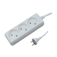 Удлинитель Прогресс Standard 3р.Б/З 10A 1.5м 2x1мм² белый (1/60)