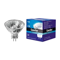 Лампа галогенная Camelion MR16 GU5.3 75W 2800К 220-240V софит 50мм прозрачная (1/10/200)