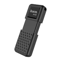 Флеш-накопитель HOCO UD6 32GB USB2.0 пластик черный (1/30/240) 