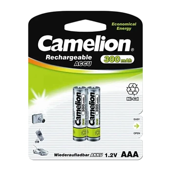 Аккумулятор бытовой Camelion HR03 AAA BL2 NI-CD 300mAh  (2/24/480)