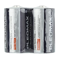 Батарейка Pleomax Super R20 D Shrink 2 Heavy Duty 1.5V (2/24/240/5760)