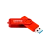 Флеш-накопитель Smartbuy Twist 128GB USB3.0 пластик красный