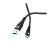 Кабель HOCO U53 USB (m)-Type-C (m) 1.2м 5.0A нейлон черный (1/22/220)