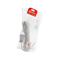 Удлинитель Makel 1р.Б/З 3.0м белый 10007 (1/14)