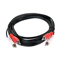 Кабель ENERGY POWER 2xRCA (m)-2xRCA (m) 3.0м ПВХ черный в пакете (1/300)