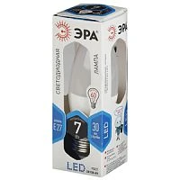 Лампа светодиодная ЭРА B35 E27 7W 2700К 170-265V свеча матовая (1/10/100)