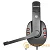 Наушники полноразмерные Defender G-160 Warhead с микр. игровые черный красный (1/20)