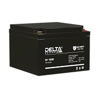 Аккумулятор свинцово-кислотный Delta DT 1226 12V 26Ah (1/2)