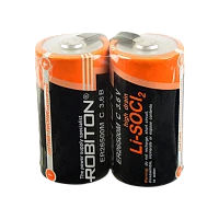 Батарейка ROBITON ER26500M-FT C высокотоковые с лепестковыми выводами SR2, в упак 10 шт 2/10/160