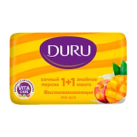 Крем-мыло Duru 1+1 Персик и Манго 80г