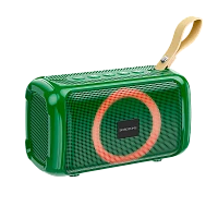 Портативная колонка Borofone BR17 bluetooth 5.1 FM/TF/USB/AUX зеленый (1/50)