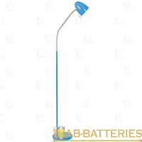 Торшер Camelion KD-309 40W 230V IP20 на основании голубой (1/4)