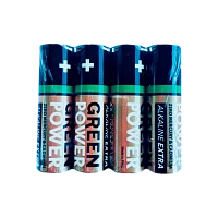 Батарейка Green Power LR6 AA Shrink 4 Heavy Duty 1.5V (4/60/960)