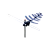 ТВ-Антенна наружная Вектор AR-807 активная с питанием с усилителем DVB-T/T2 (1/10)