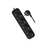 Удлинитель Defender M430 4р.С/З 10A 3.0м черный (1/45)