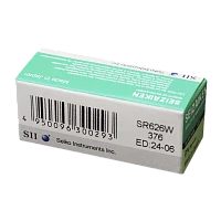 Батарейка SEIZAIKEN 376 (SR626W) Silver Oxide 1.55V (1/10/100/1000)