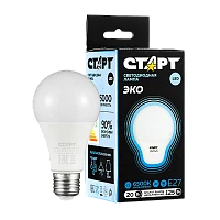 Лампа светодиодная Старт GLS E27 20W 6500К 220V груша Black матовая (1/10/100)