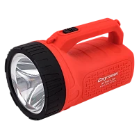 Фонарь туристический Спутник AFP953 3W LED от аккумулятора черный красный