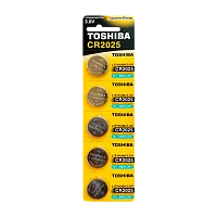 Батарейка Toshiba CR2025 BL5 Lithium 3V (5/100/12000)