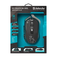 Мышь проводная Defender GM-090L Sky Dragon игровая USB черный (1/40)