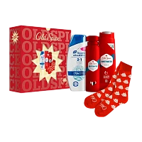 Набор Old Spice Whitewater мужской (део-спрей 150мл+гель-душ 250мл+ХЭД 200мл+носки)