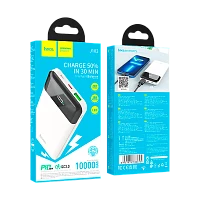 Внешний аккумулятор HOCO J102 10000mAh 3.0A 20W 1USB QC3.0 белый (1/66)