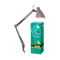 Светильник настольный Camelion KD-335 40W 230V E27 струбцина тауп (1/12)