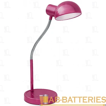 Светильник настольный Camelion KD-306 40W 220V E27 на основании розовый (1/12)