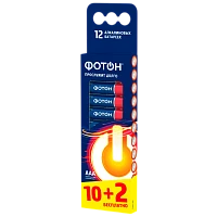 Батарейка Фотон LR03 AAA BL12 Alkaline 1.5V (12/60/720)