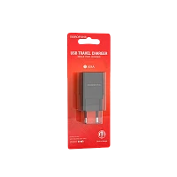 Сетевое З/У Borofone BA19A 1USB 1.0A черный (1/65/260)