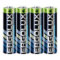Батарейка Ergolux LR6 AA Shrink 4 Alkaline 1.5V (4/60/720)