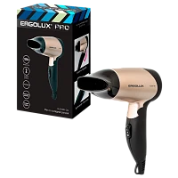 Фен Ergolux ELX-HD01-C64 1200W золотой черный (1/24)