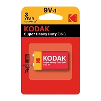 Батарейка Kodak Extra Крона 6F22 BL1 Heavy Duty 9V (1/20/100)
