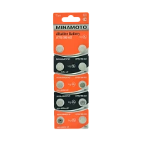 Батарейка Minamoto G2/LR726/LR59/396A/196 BL10 Alkaline 1.5V (10/200/10000)