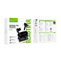 Наушники внутриканальные HOCO EW54 bluetooth 5.3 с микр. черный (1/20/200)