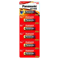 Батарейка Panasonic LR6 AA BL6 1.5V отрывные CN (Китай) (6/72/216)