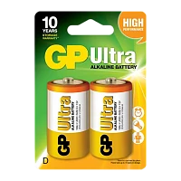 Батарейка GP ULTRA LR20 D BL2 Alkaline 1.5V (2/20/160) R
