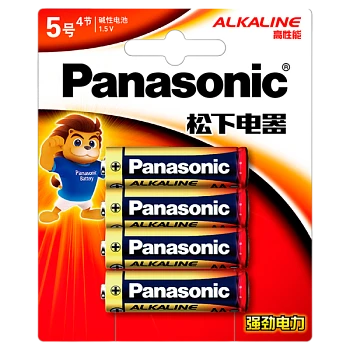 Батарейка Panasonic LR6 AA BL4 1.5V CN (Китай) (4/48/192)